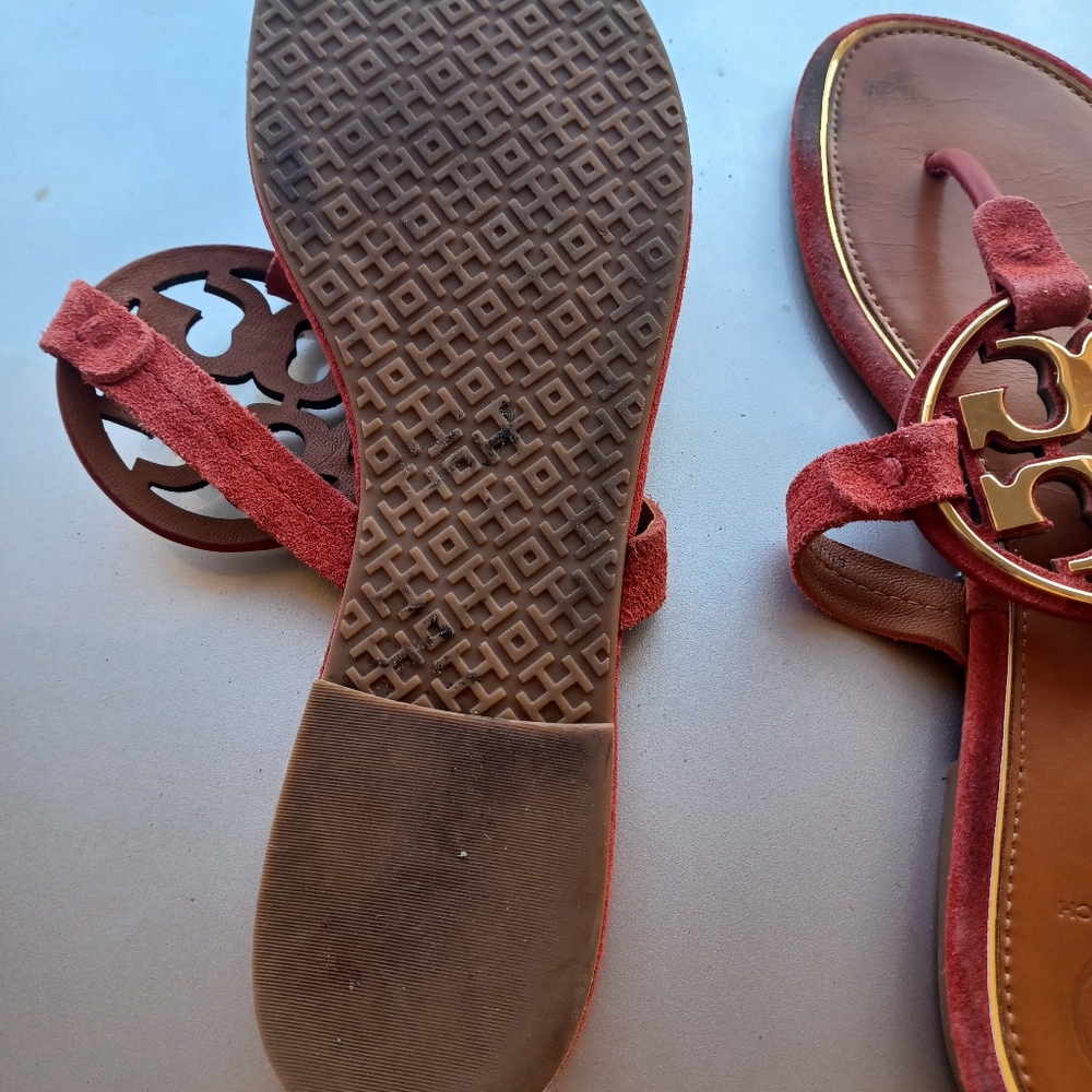 Tory Burch suede sandals size 10 1/2